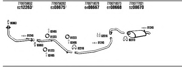 FONOS RE30933 Exhaust System